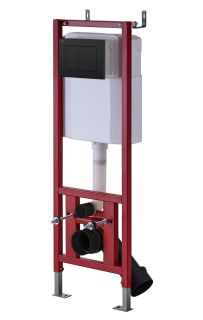 Инсталляция для подвесного унитаза DQ DI8540116 с чёрной клавишей